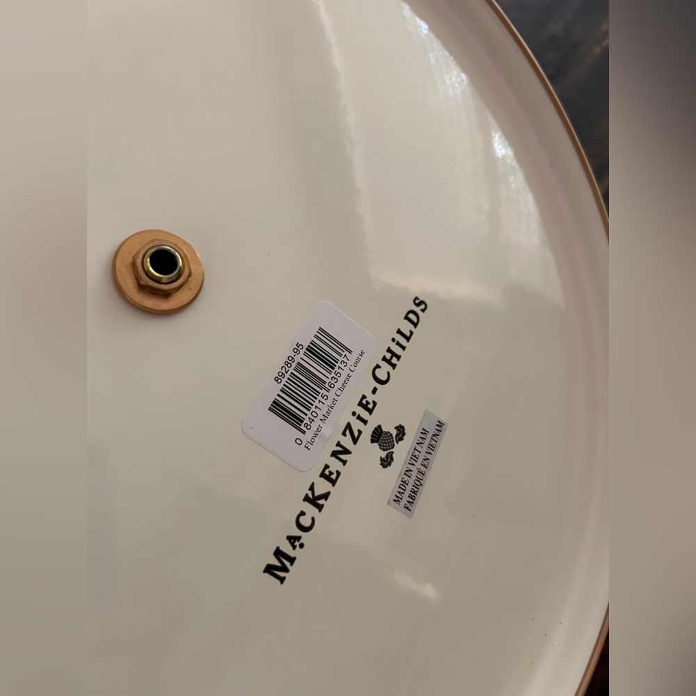 Mackenzie Childs floral cheese Course platter - Picture 9 of 15